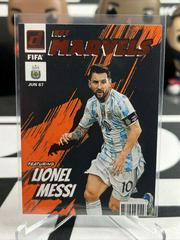 Lionel Messi [Orange] #2 Soccer Cards 2022 Panini Donruss Net Marvels Prices