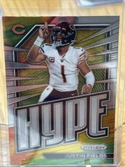 Justin Fields Football Cards 2022 Panini Prizm Hype Prices