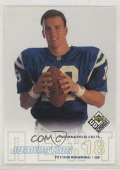 Peyton Manning Football Cards 1998 Upper Deck UD Choice Prices