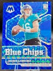 Trevor Lawrence [Blue Mosaic] Football Cards 2021 Panini Mosaic Blue Chips Prices