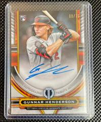 Gunnar Henderson [Gold] #TA-GH Baseball Cards 2023 Topps Tribute Autographs Prices