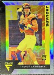 Trevor Lawrence [Silver] Football Cards 2021 Panini Chronicles Flux Rookies Prices