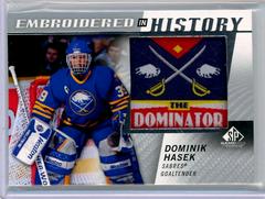 Dominik Hasek Hockey Cards 2021 SP Game Used Embroidered in History Prices