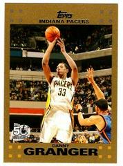 Danny Granger #44 Basketball Cards 2007 Topps Prices