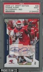 Donnie Avery [Autograph Red] #28 Football Cards 2008 Upper Deck Draft Edition Prices