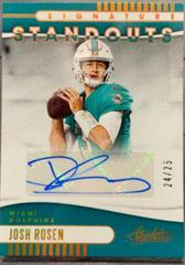 Josh Rosen #SS-JR Football Cards 2019 Panini Absolute Signature Standouts Prices