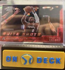 Damian Lillard [Red Ice] Basketball Cards 2021 Panini Contenders Optic Suite Shots Prices