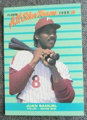 Juan Samuel #10 Baseball Cards 1988 Fleer All Stars Prices