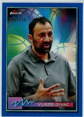 Vlade Divac [Blue Refractor] Basketball Cards 2021 Topps Finest Prices
