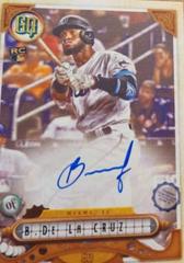 Bryan De La Cruz [Missing Black Plate] Baseball Cards 2022 Topps Gypsy Queen Autographs Prices