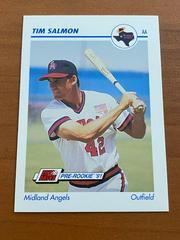 Tim Salmon #443 Baseball Cards 1991 Impel Line Drive Pre Rookie AA Prices