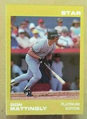 Don Mattingly [Promo] Baseball Cards 1988 Star Platinum Edition Prices