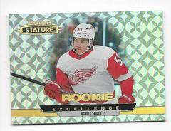 Moritz Seider [Red] #RE-11 Hockey Cards 2021 Upper Deck Stature Rookie Excellence Prices