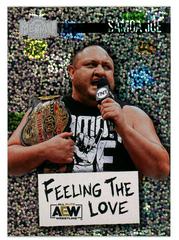 Samoa Joe Wrestling Cards 2022 SkyBox Metal Universe AEW Feeling the Love Prices