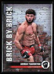 Arman Tsarukyan [Refractor] #BYB-14 Ufc Cards 2024 Topps Chrome UFC Brick by Brick Prices