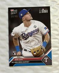 Josh Jung [Blue] #WS-4 Baseball Cards 2023 Topps Now World Series Champions Prices