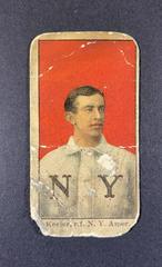 Willie Keeler [Portrait Red Background] Baseball Cards 1909 E90-1 American Caramel Prices