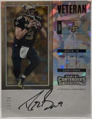 Drew Brees [Autograph Cracked Ice] #391 Football Cards 2017 Panini Contenders Prices