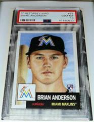 Brian Anderson #56 Baseball Cards 2018 Topps Living Prices