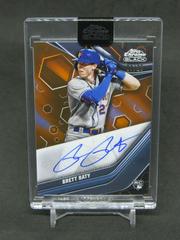 Brett Baty [Orange] #CBA-BBA Baseball Cards 2023 Topps Chrome Black Autographs Prices