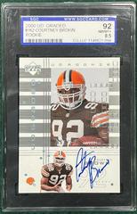 Courtney Brown [Autograph] Football Cards 2000 Upper Deck Graded Prices
