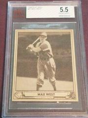 Max West #57 Baseball Cards 1940 Play Ball Prices