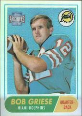 Bob Griese Football Cards 2001 Topps Archives Reserve Prices