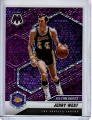 Jerry West [Fast Break Purple] Basketball Cards 2020 Panini Mosaic Prices
