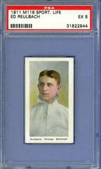 Ed Reulbach Baseball Cards 1911 M116 Sporting Life Prices