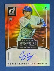 Corey Seager [Orange] #SGS-CS Baseball Cards 2016 Panini Donruss Signature Series Prices