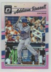 Addison Russell [Pink] #80 Baseball Cards 2017 Panini Donruss Optic Prices