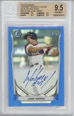 Jose Abreu [Chrome Blue Refractor] Baseball Cards 2014 Bowman Prospect Autograph Prices