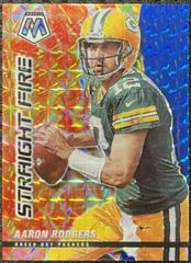 Aaron Rodgers [Blue] Football Cards 2021 Panini Mosaic Straight Fire Prices
