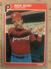 Rick Schu #U-100 Baseball Cards 1985 Fleer Update Prices