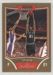 Tim Duncan Basketball Cards 2008 Bowman Chrome Prices
