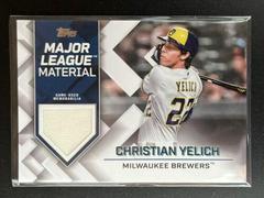 Christian Yelich #MLM-CY Baseball Cards 2022 Topps Update Major League Material Relics Prices