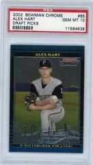 Alex Hart #85 Baseball Cards 2002 Bowman Chrome Draft Picks Prices