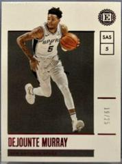 Dejounte Murray [Red] #3 Basketball Cards 2019 Panini Encased Prices