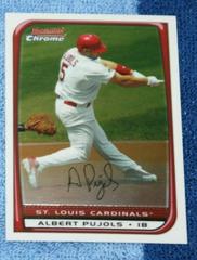Albert Pujols #153 Baseball Cards 2008 Bowman Chrome Prices