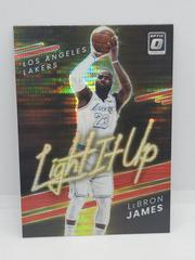 LeBron James [Red Pulsar] Basketball Cards 2021 Panini Donruss Optic Light It Up Prices