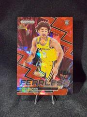 Kobe Bufkin [Red Ice] #15 Basketball Cards 2023 Panini Prizm Draft Picks Fearless Prices