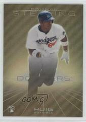 Yasiel Puig [Refractor] #32 Baseball Cards 2013 Bowman Sterling Prices