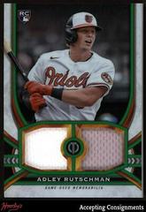 Adley Rutschman [Green] #DR-ARU Baseball Cards 2023 Topps Tribute Dual Relics Prices