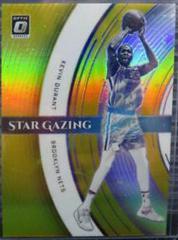 Kevin Durant [Gold] #7 Basketball Cards 2021 Panini Donruss Optic Star Gazing Prices