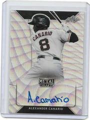 Alexander Canario Baseball Cards 2018 Leaf Metal Draft Autograph Prices