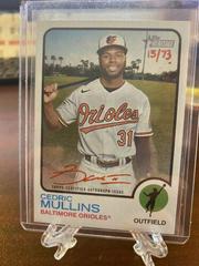 Cedric Mullins Baseball Cards 2022 Topps Heritage Real One Autographs Prices
