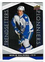 Borje Salming #T-5 Hockey Cards 2023 Upper Deck Tim Hortons Legends Trendsetters Prices