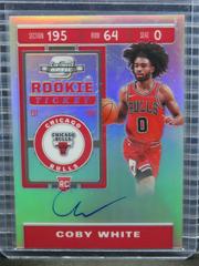 Coby White [Autograph] #102 Basketball Cards 2019 Panini Contenders Optic Prices