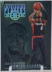 Damian Lillard [Emerald] #24 Basketball Cards 2021 Panini Illusions Intriguing Players Prices