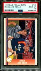 Reese and Nolan Baseball Cards 1992 Pacific Nolan Ryan Prices
